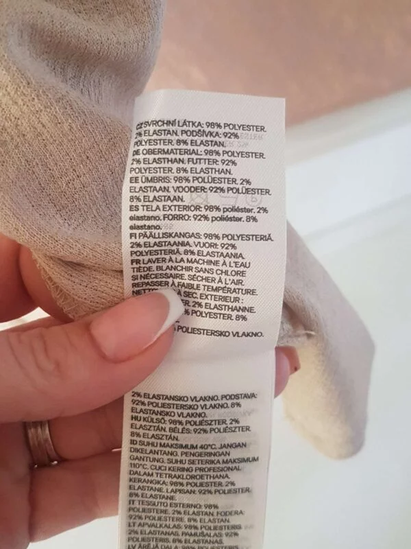 Rochie de seară H&M M | Bej, Midi, Poliester - Image 5