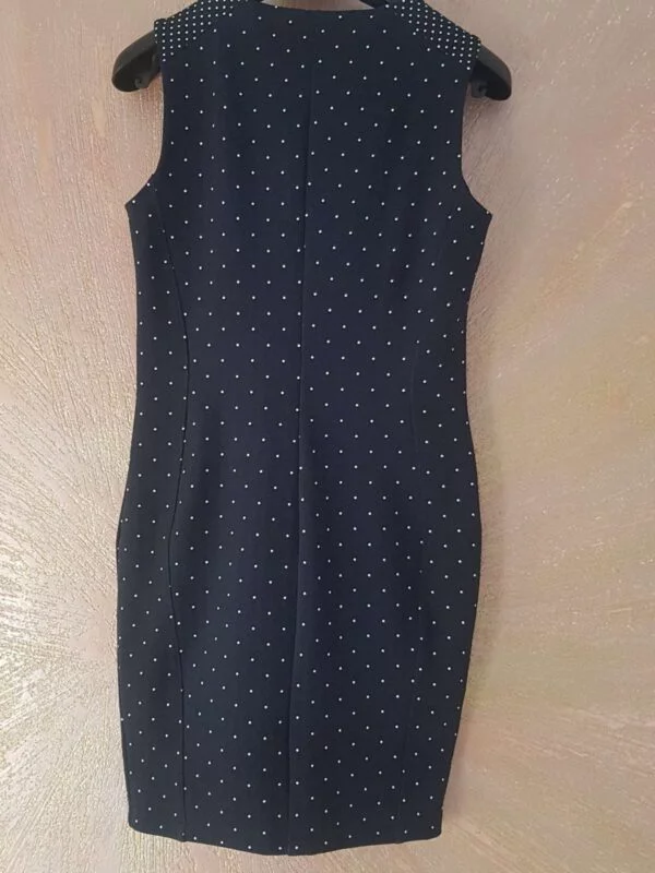 Rochie office H&M M | Albastru, Midi, Poliester - Image 2
