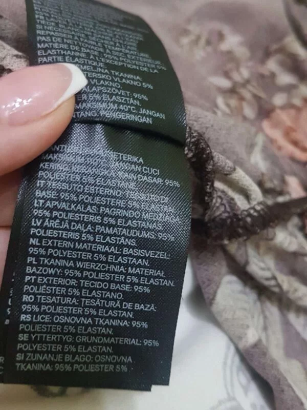Rochie de seară H&M M | Maro, Midi, Poliester - Image 5