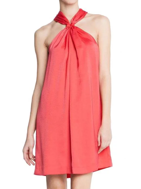 Rochie de seară Mango S | Roz, Midi, Poliester