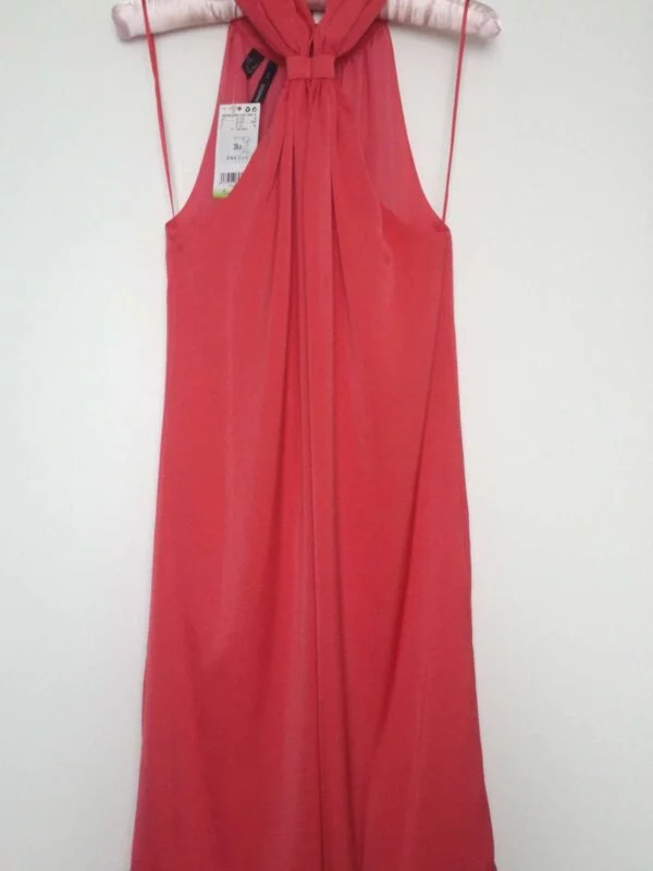 Rochie de seară Mango S | Roz, Midi, Poliester - Image 6