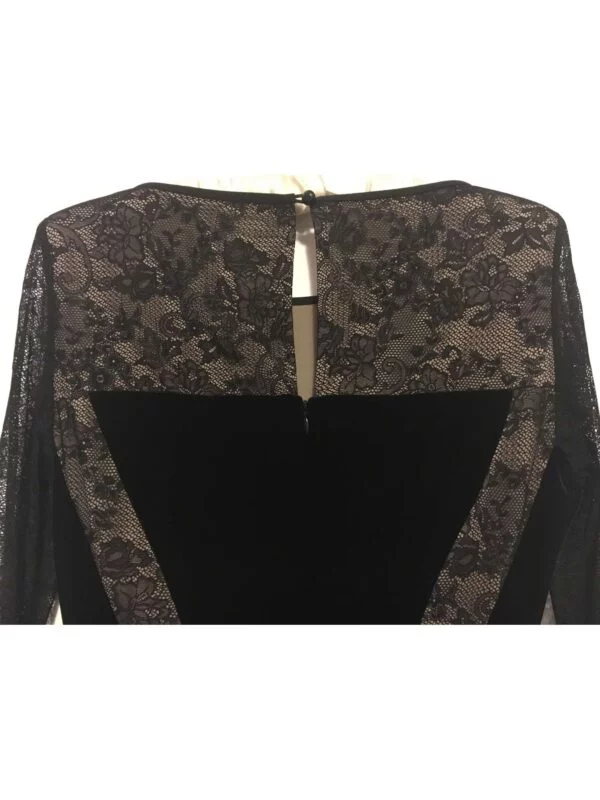 Rochie de seară M&S S | Negru, Midi, Poliester - Image 8