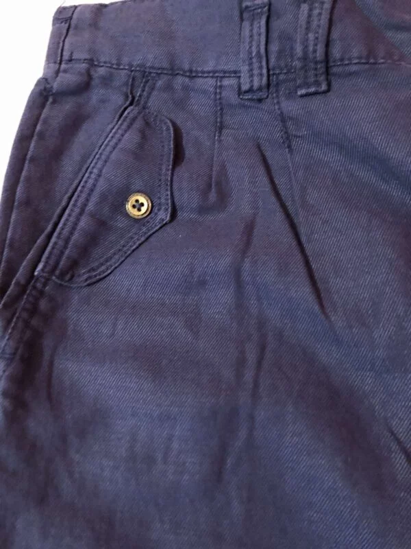 Pantaloni Stradivarius EU 36 | Albastru, Lungi, Bumbac - Image 3