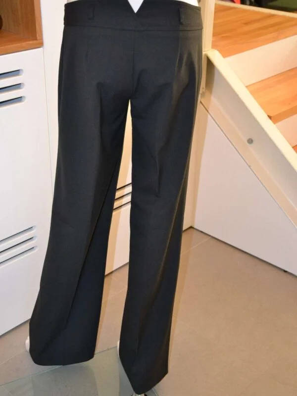 Pantaloni SISLEY XS | Gri, Lungi, Poliester - Image 2