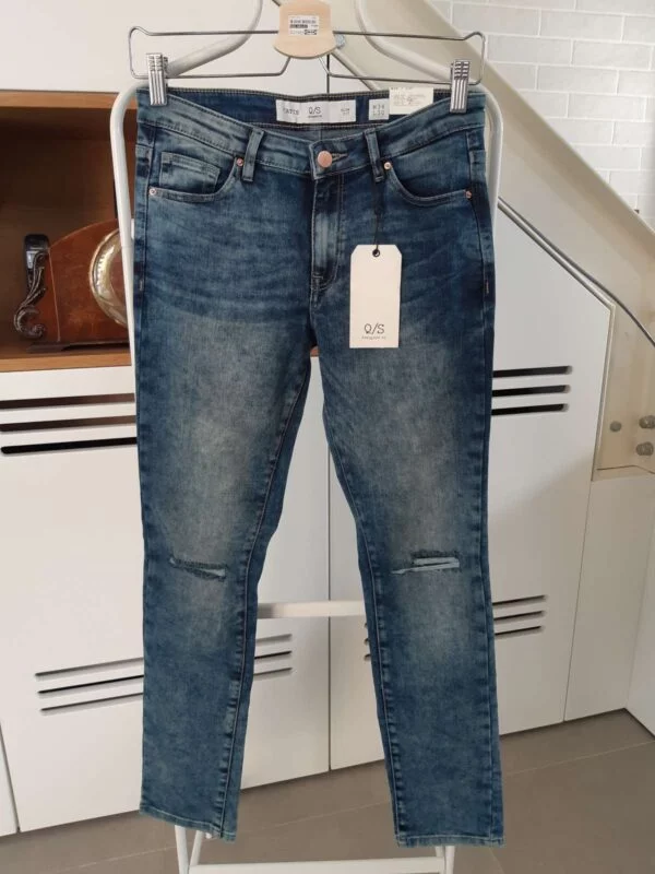 Blugi S.Oliver EU 34 | Albastru, Lungi, Bumbac - Image 5