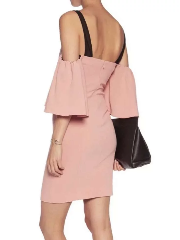 Rochie de seară CINQ A SEPT XS | Roz, Mini - Image 2