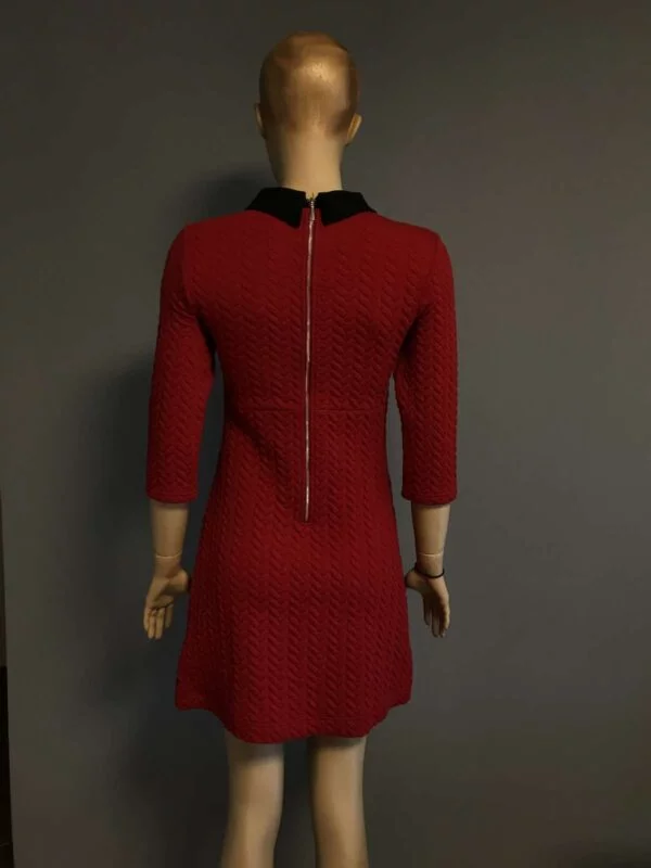 Rochie casual Reserved S | Roșu, Midi, Poliester - Image 2