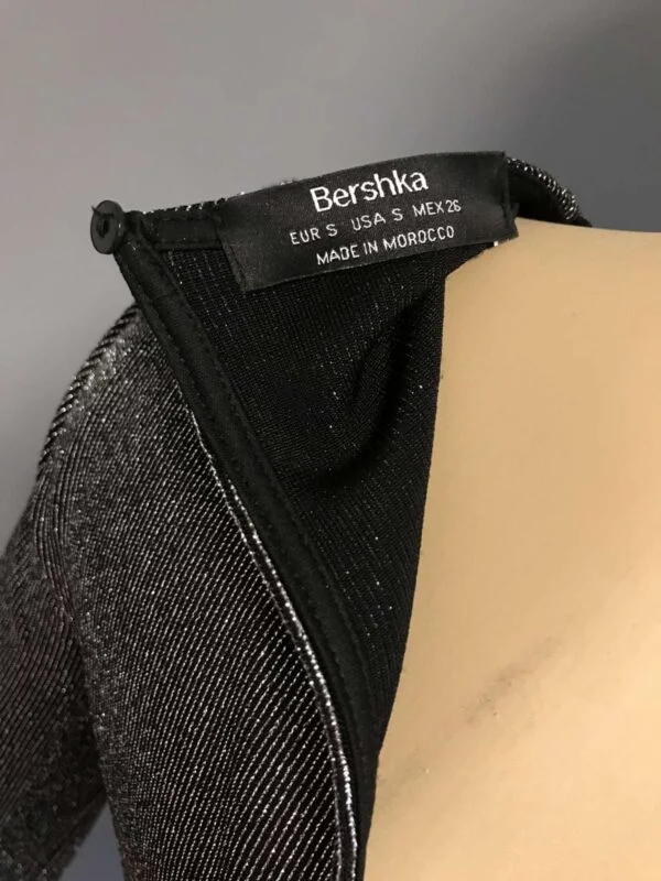 Salopetă Bershka S | Gri, Lungă, Poliester - Image 4