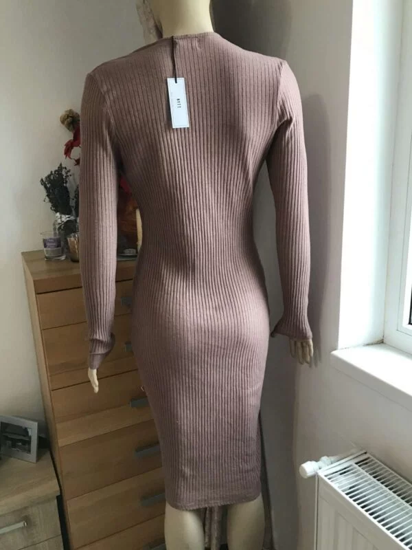 Rochie casual NYTT S-M | Maro, Midi, Bumbac - Image 2