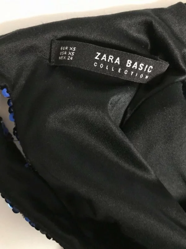 Rochie de seară Zara XS | Albastru, Mini - Image 4