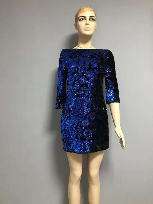 Rochie de seară Zara XS | Albastru, Mini - Image 6