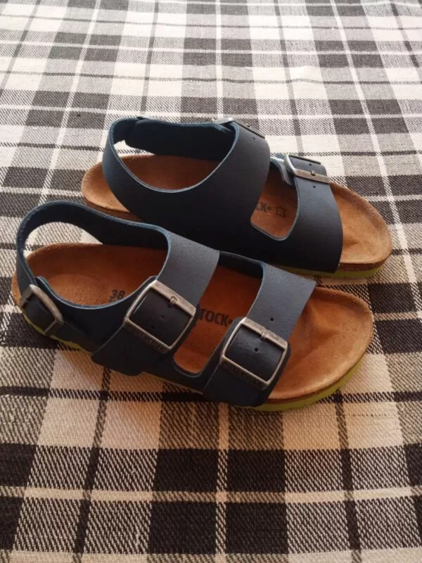 Sandale BIRKENSTOCK EU 38 | Albastru, Piele naturală - Image 8