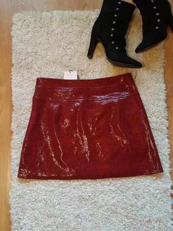 Fustă Zara M | Roșu, Mini - Image 4