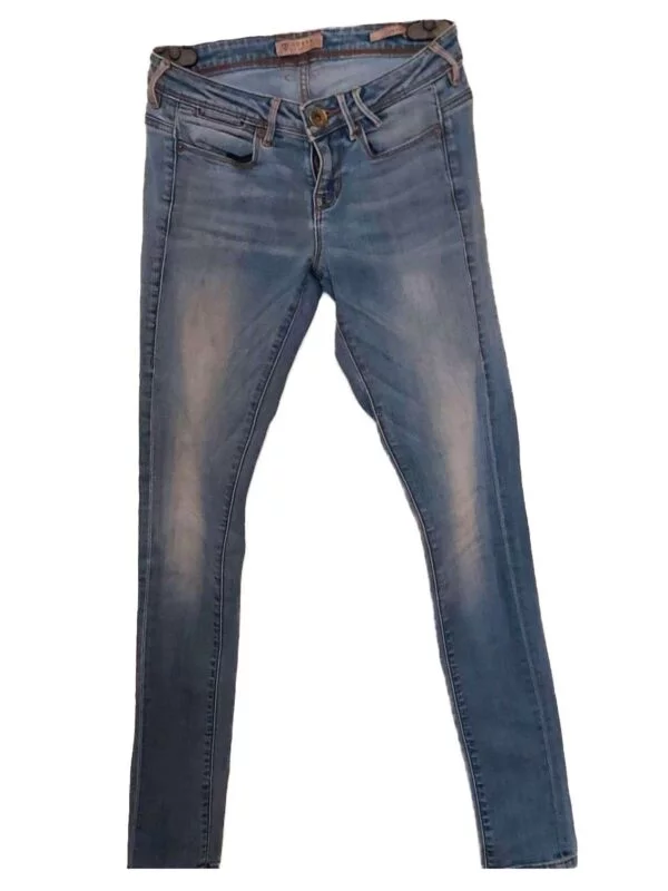 Blugi Guess XS | Albastru, Lungi, Bumbac