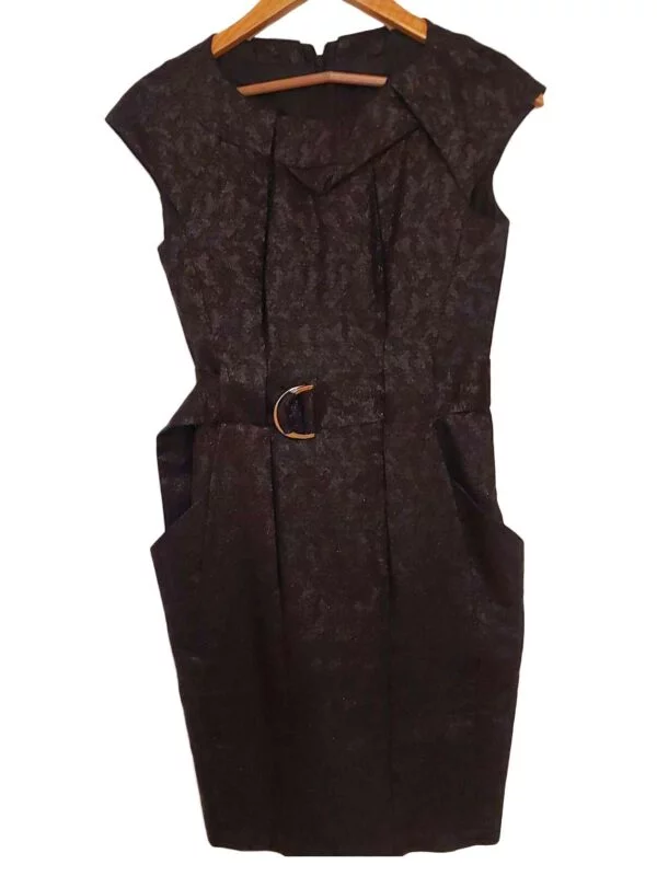 Rochie de seară Karen Millen XS | Negru, Midi, Bumbac
