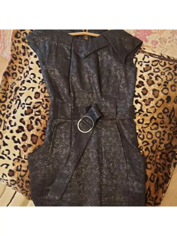 Rochie de seară Karen Millen XS | Negru, Midi, Bumbac - Image 3