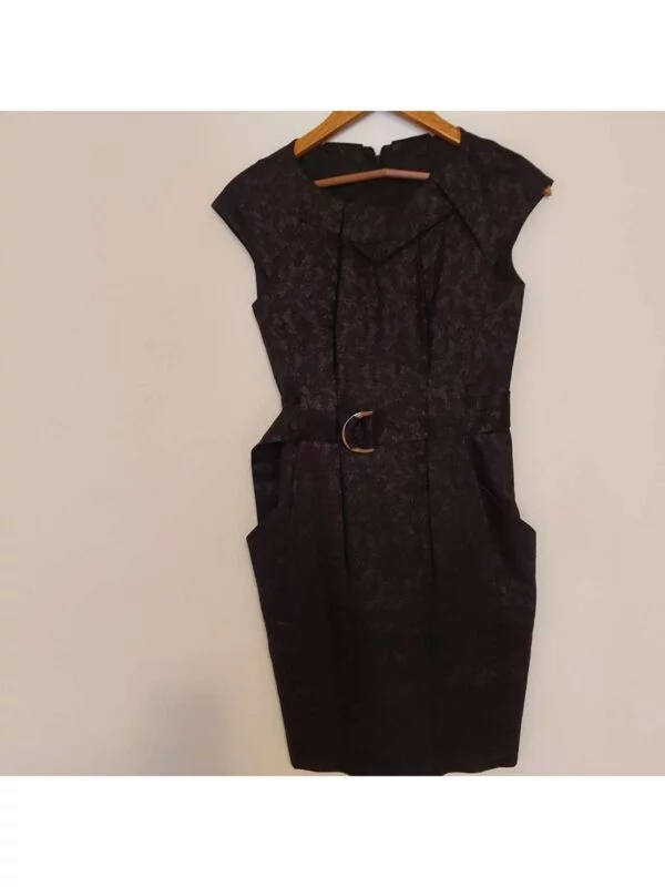 Rochie de seară Karen Millen XS | Negru, Midi, Bumbac - Image 5