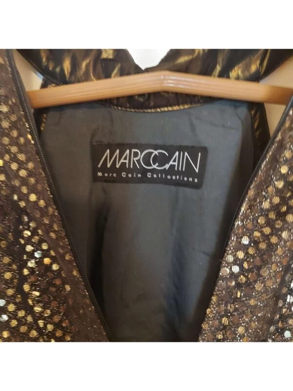 Rochie de seară Marc Cain S | Auriu, Midi - Image 4