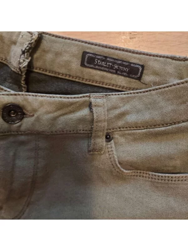 Blugi Guess S-M | Verde, Lungi, Bumbac - Image 6