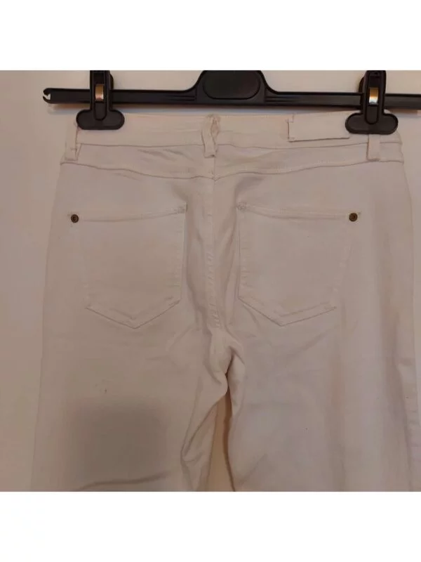 Blugi Mos Mosh XS | Alb, Lungi, Vâscoză - Image 2