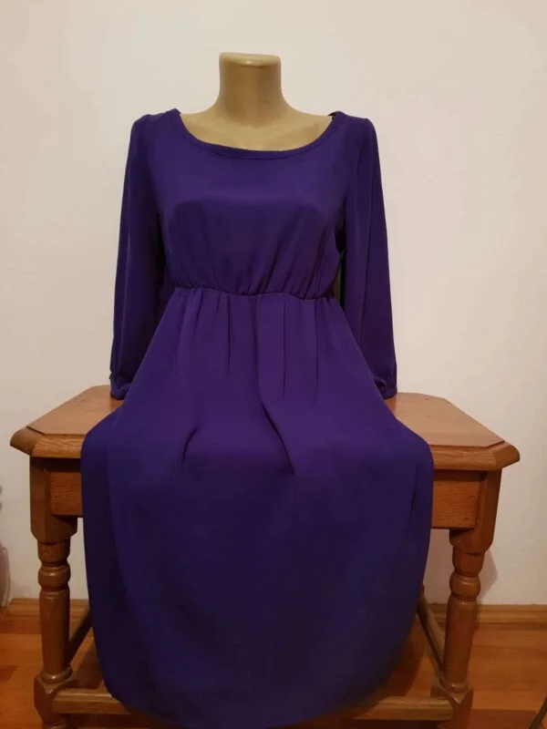 Rochie de seară H&M S | Mov, Midi, Poliester - Image 6