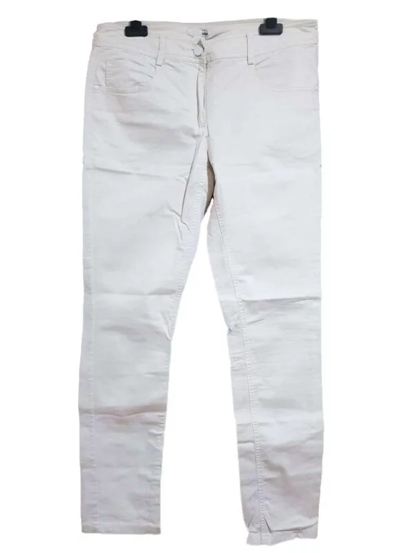Blugi H&M EU 40 | Alb, Lungi, Denim