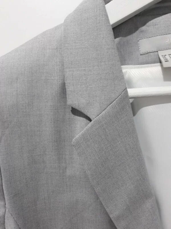 Sacou H&M EU 38 | Gri, Normal, Poliester - Image 3