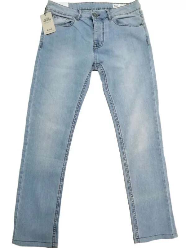 Blugi DENIM CO. L | Bleu, Lungi, Bumbac