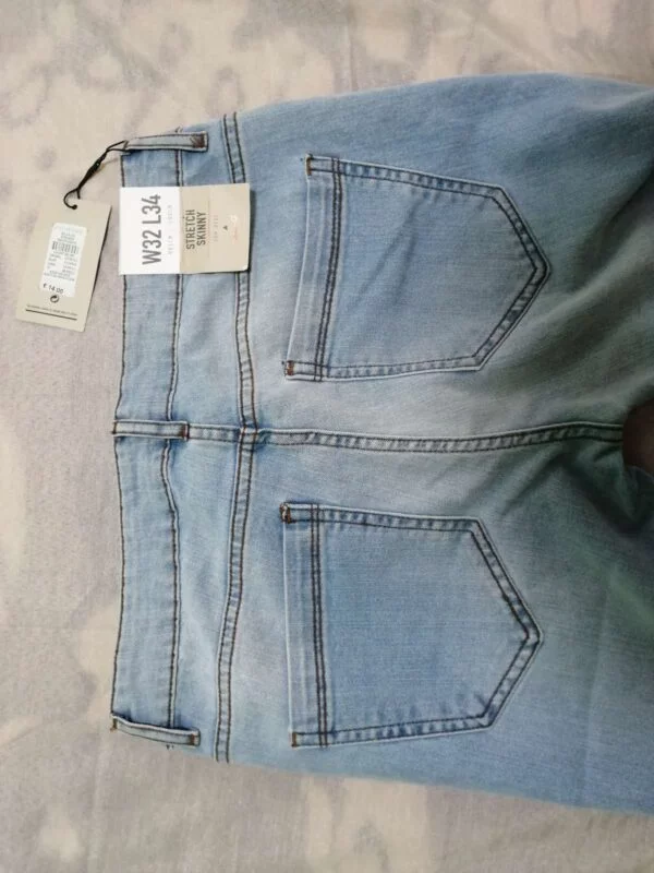 Blugi DENIM CO. L | Bleu, Lungi, Bumbac - Image 3