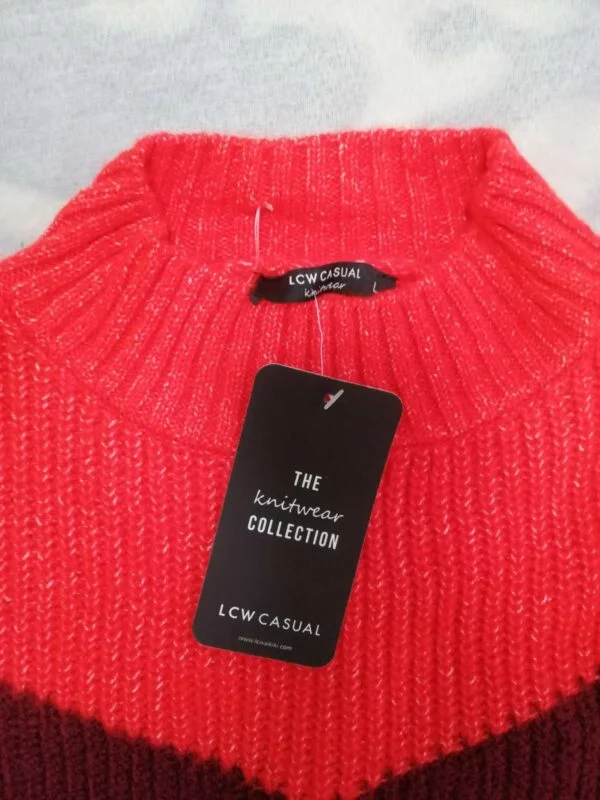 Pulover LC WAIKIKI L | Roșu, Normal, Regular fit - Image 4