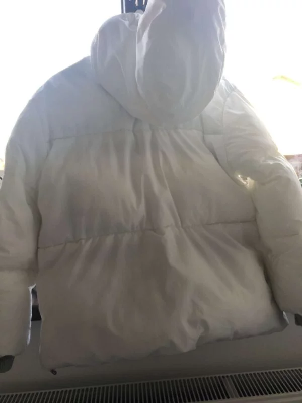 Geacă de iarnă Tommy Hilfiger XXS | Alb, Cu glugă - Image 2