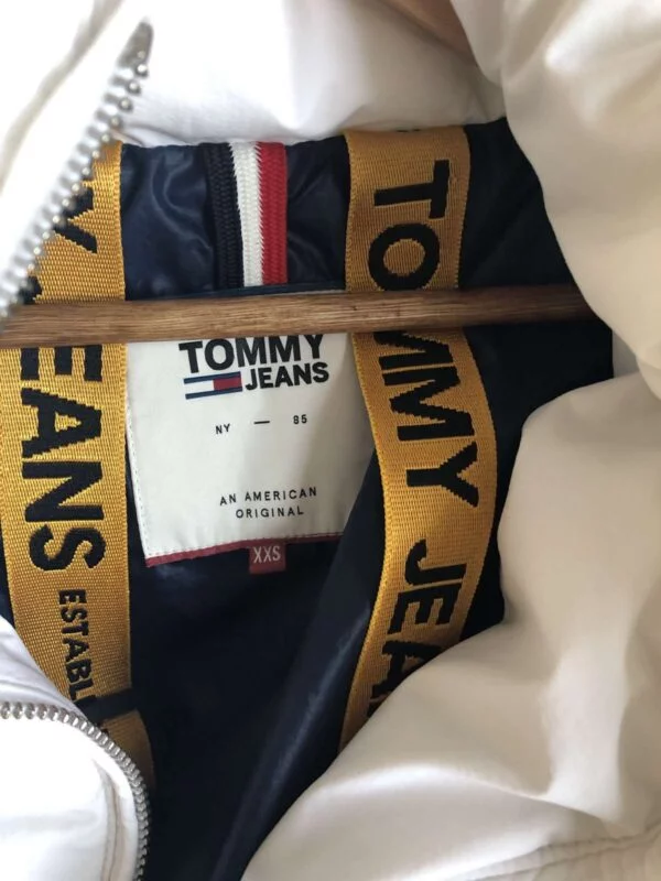 Geacă de iarnă Tommy Hilfiger XXS | Alb, Cu glugă - Image 4