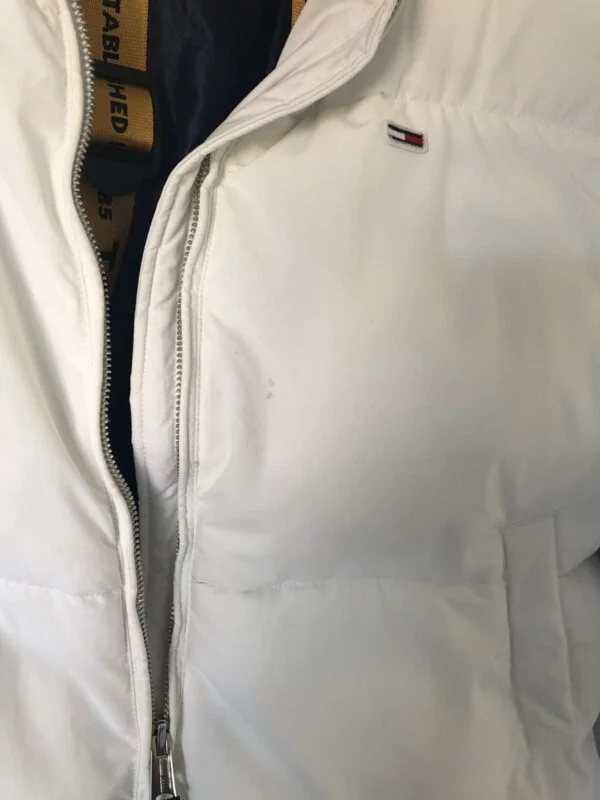 Geacă de iarnă Tommy Hilfiger XXS | Alb, Cu glugă - Image 6