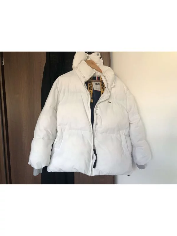 Geacă de iarnă Tommy Hilfiger XXS | Alb, Cu glugă - Image 7