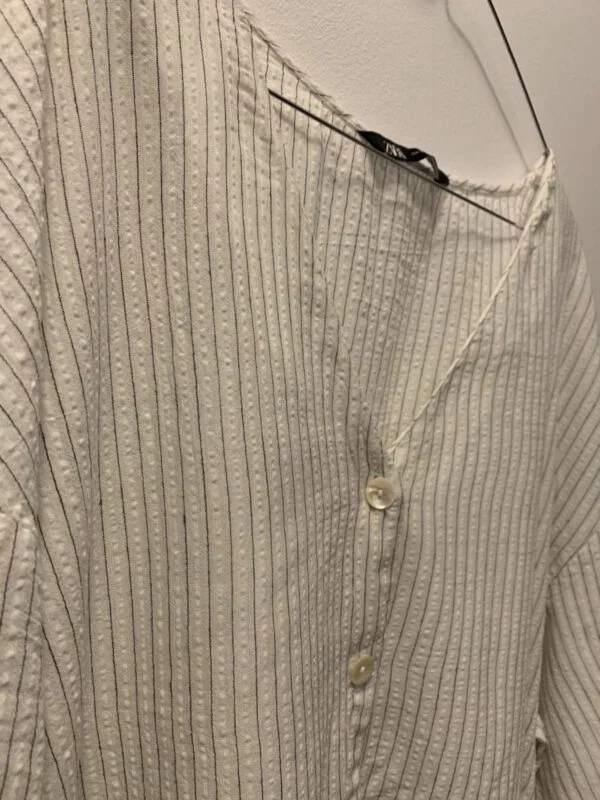 Cămașă Zara M | Alb, Normal - Image 3