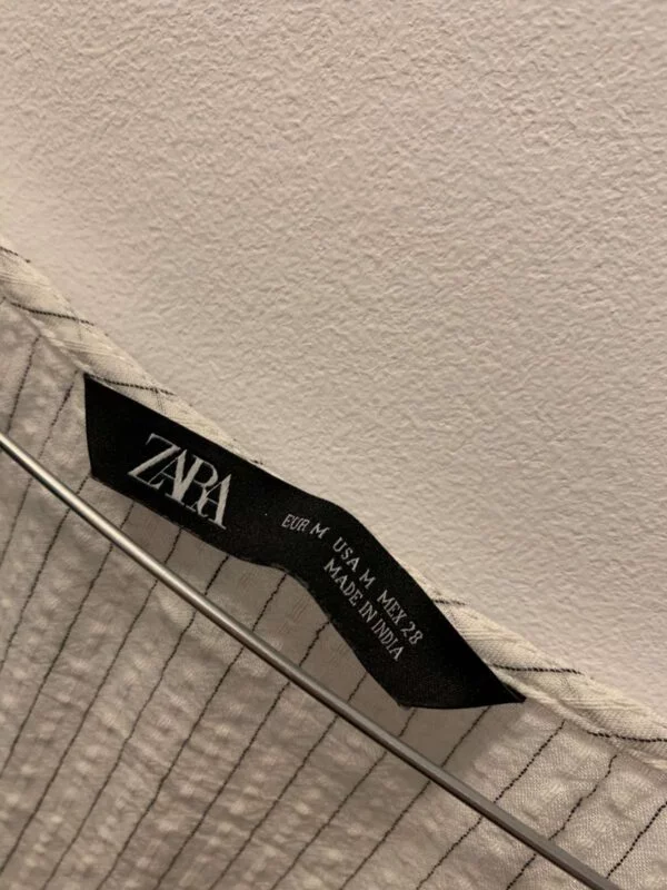 Cămașă Zara M | Alb, Normal - Image 4