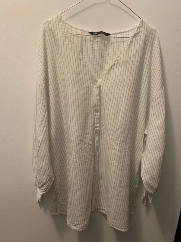 Cămașă Zara M | Alb, Normal - Image 6