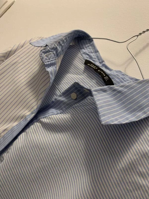 Cămașă Zara S-M | Alb, Normal, Bumbac - Image 3