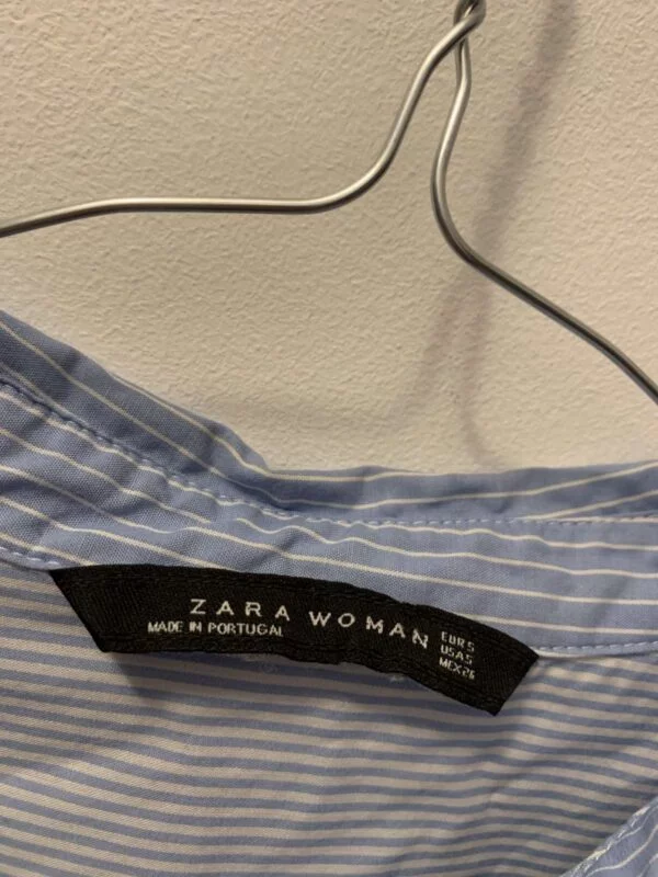 Cămașă Zara S-M | Alb, Normal, Bumbac - Image 4