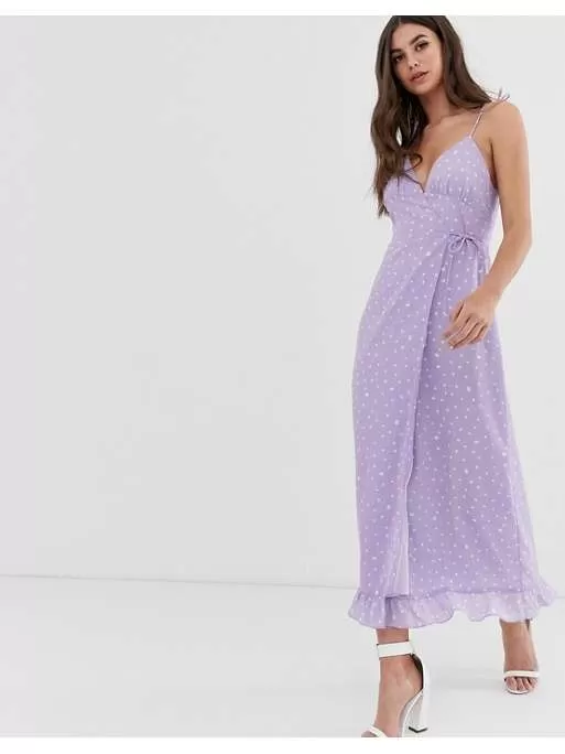 Rochie casual ASOS M | Mov, Maxi, Poliester - Image 6