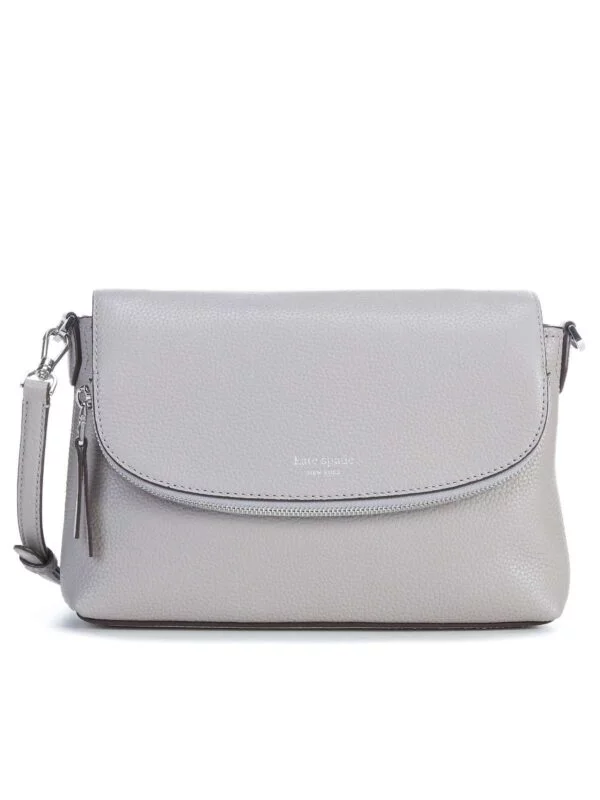 Geantă de umăr Kate Spade | Gri, Piele naturală