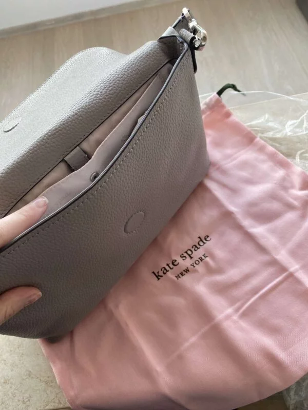 Geantă de umăr Kate Spade | Gri, Piele naturală - Image 6