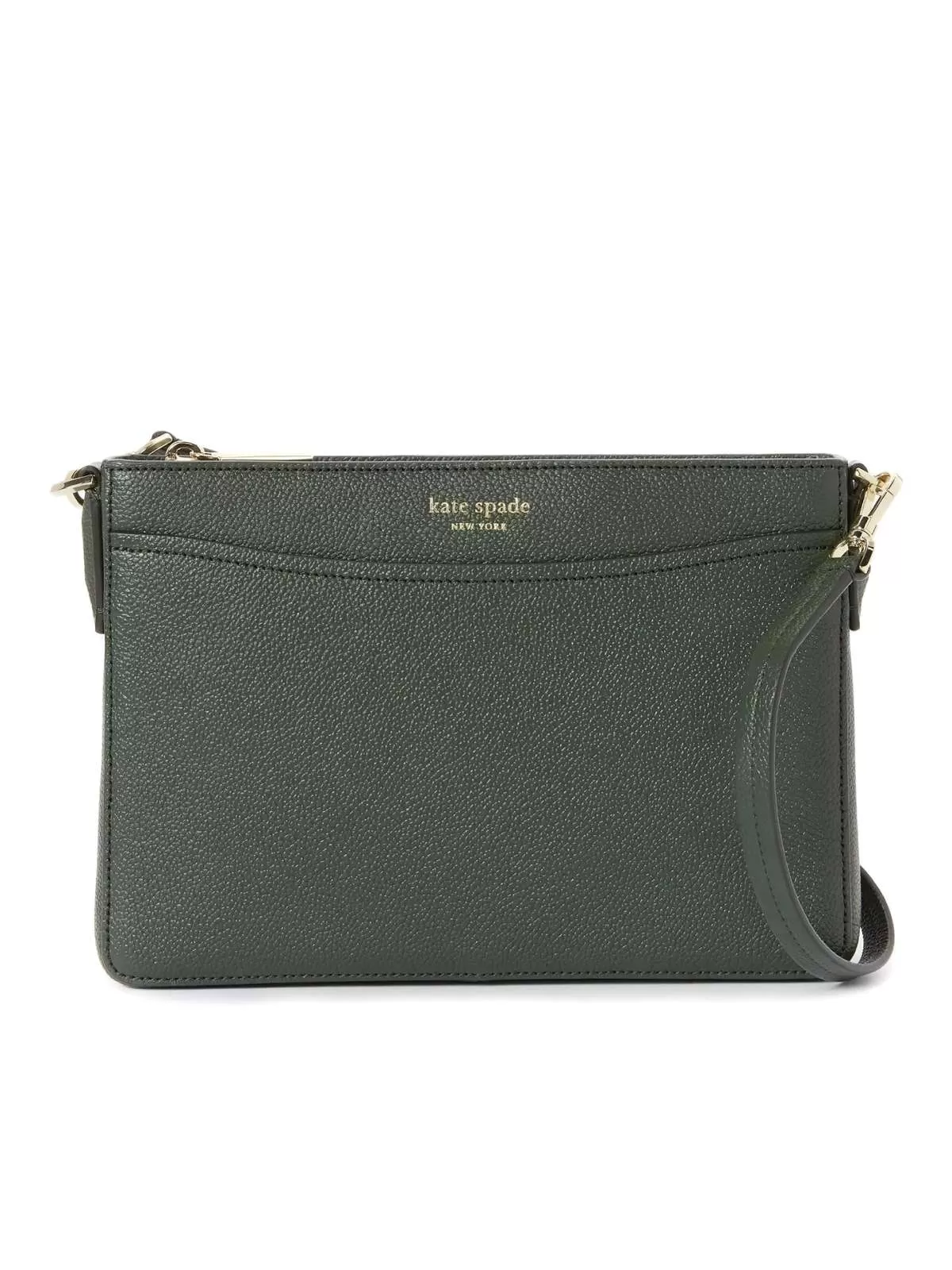 Geantă de umăr Kate Spade | Verde, Piele naturală