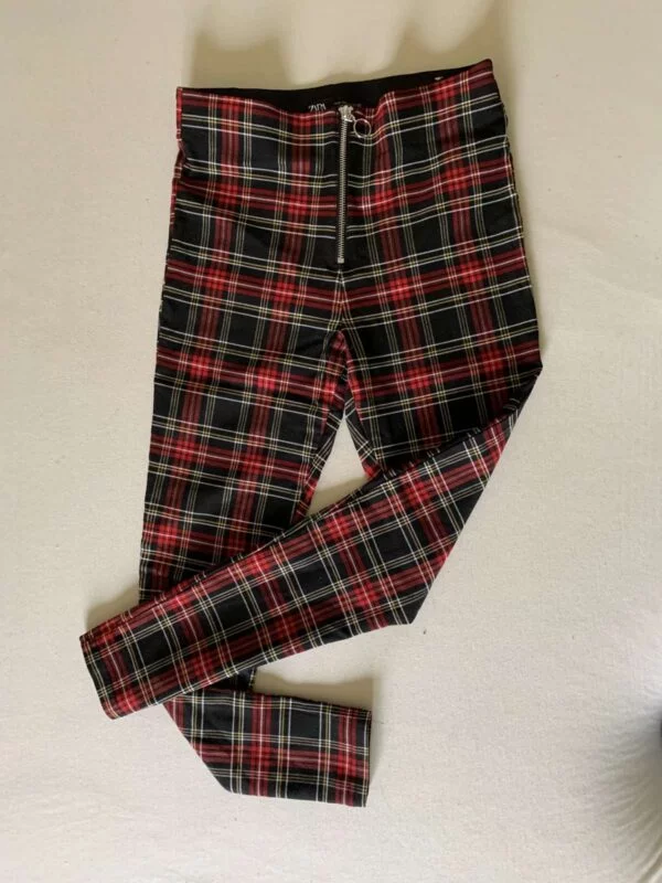 Pantaloni Zara M | Negru, Lungi, Vâscoză - Image 3