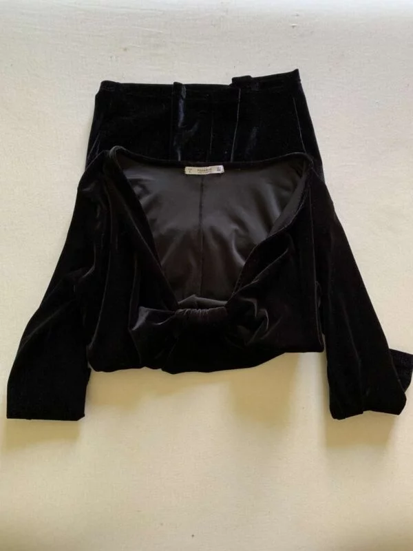 Rochie de seară Pull&Bear L | Negru, Midi, Poliester - Image 5