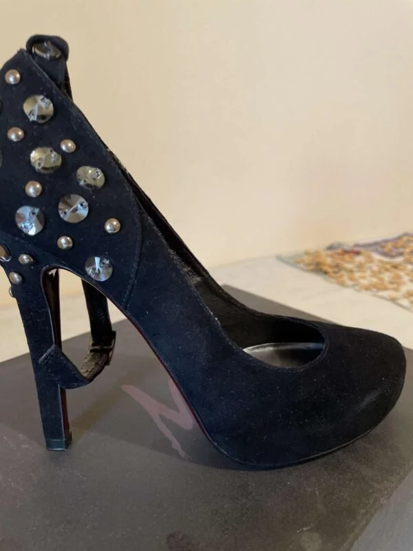 Pantofi cu toc înalt MEDEA EU 35 | Negru, Piele naturală - Image 5