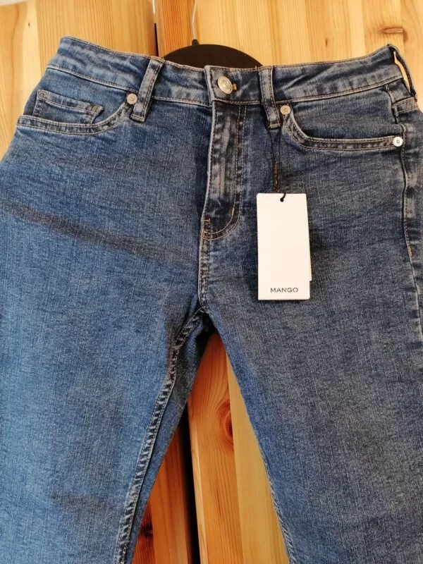 Blugi Mango EU 36 | Albastru, Lungi, Bumbac - Image 4