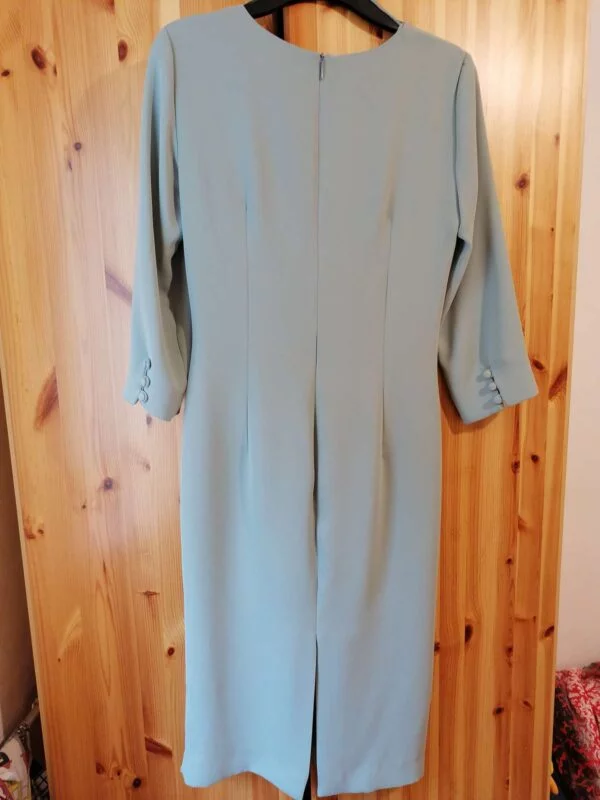 Rochie office Mango M | Bleu, Midi, Poliester - Image 2