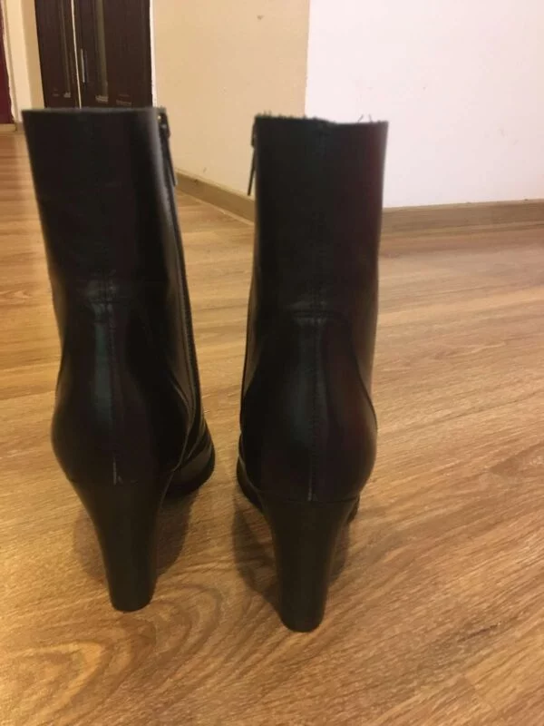 Ghete ROBERTO CARIOLLI EU 38 | Negru, Piele naturală - Image 2