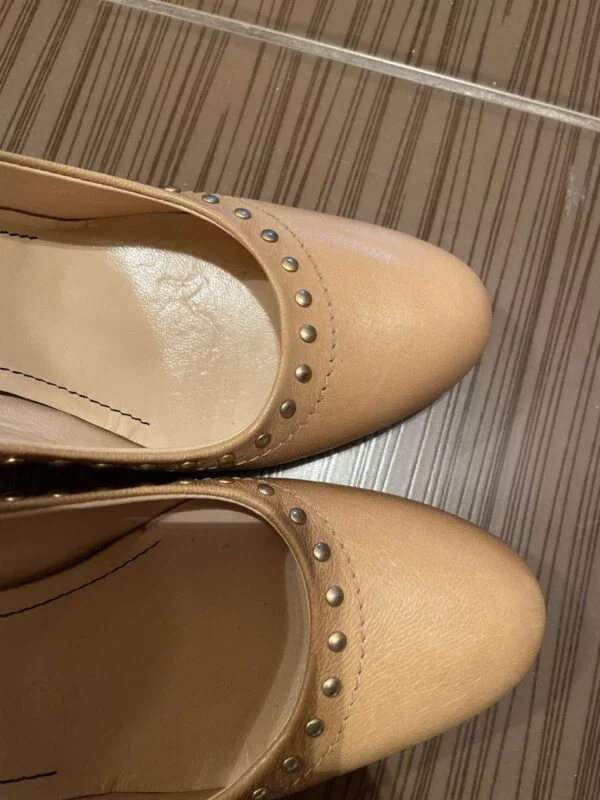Pantofi cu toc înalt Musette EU 39 | Bej, Piele naturală - Image 3